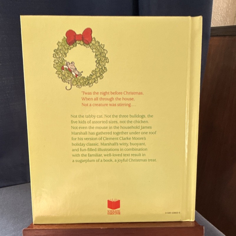 The Night Before Christmas HC Clement C. Moore Ilu James Marshall 1985 Hardcover gallery