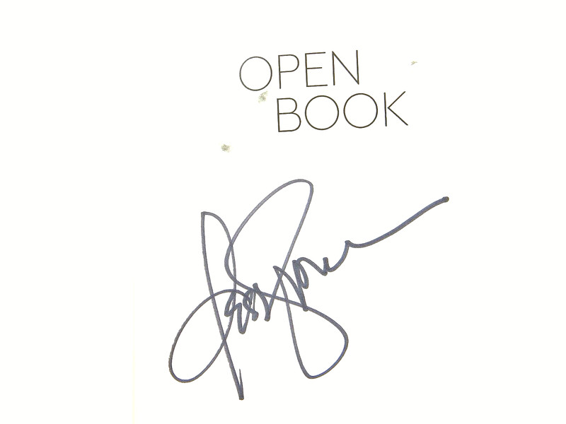 Open Book by JESSICA SIMPSON 2020 HC VG 1ST 'FLAT SIGNED' gallery