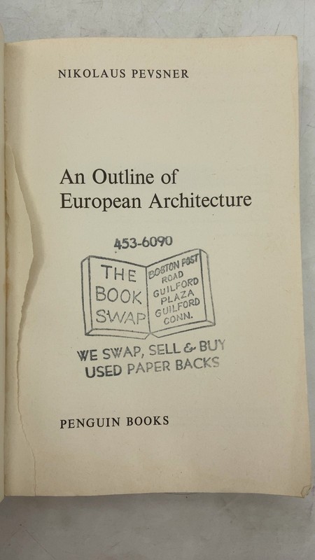 An Outline of European Architecture Nikolaus Pevsner Paperback seventh editio... gallery