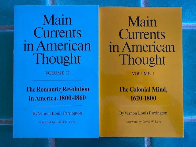 Main Currents in American Thought volume I & II Parrington 1987 First U of OK PB