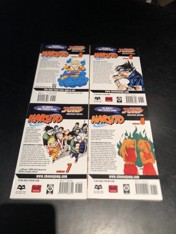 Naruto Manga Lot Volumes 1-24 Masashi Kishimoto Viz Anime Shonen CULT HTF NM gallery