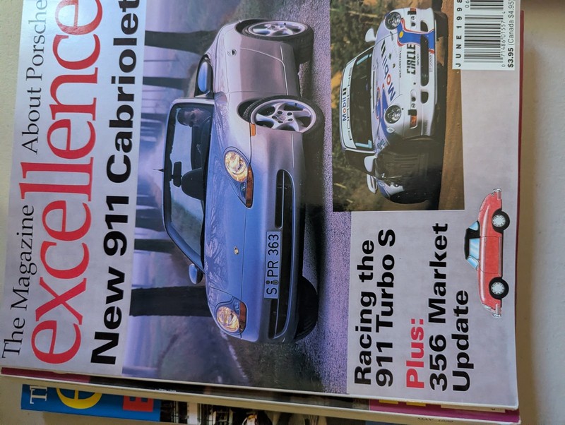 Excellence Magazine Porsche 1998 Full Year Lot 8 Very Good+ Condition Vol gallery