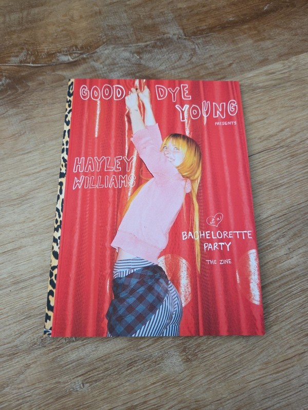 Hayley Williams EDAABP Tour Exclusive Good Dye Young The Zine Mini Magazine New