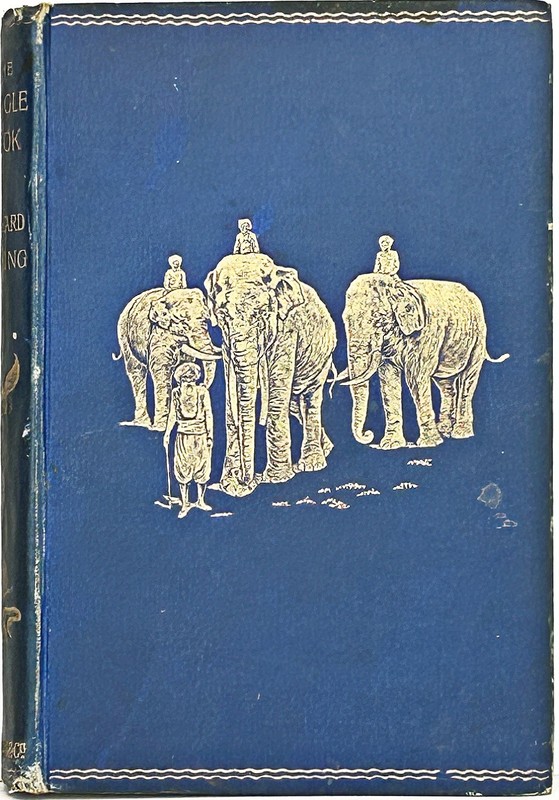1894 Rare THE JUNGLE BOOK Antique FIRST EDITION Rudyard Kipling 3RD PRINTING