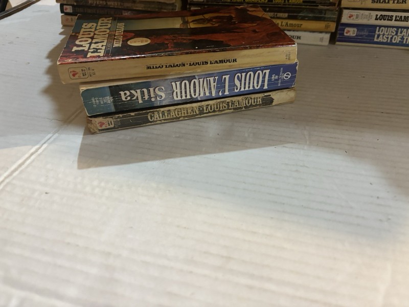 Huge Louis L’Amour Lot of 150 Western Paperback Books Vintage Collection gallery