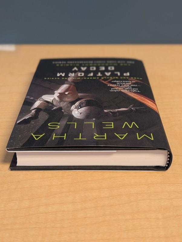 🤖PLATFORM DECAY Martha Wells Signed First Edition Tor Hardcover Murderbot #8 gallery