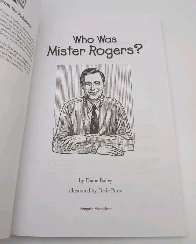 Who Was Mister Rogers? Diane Bailey WHO HQ Kids Biography Paperback Book gallery