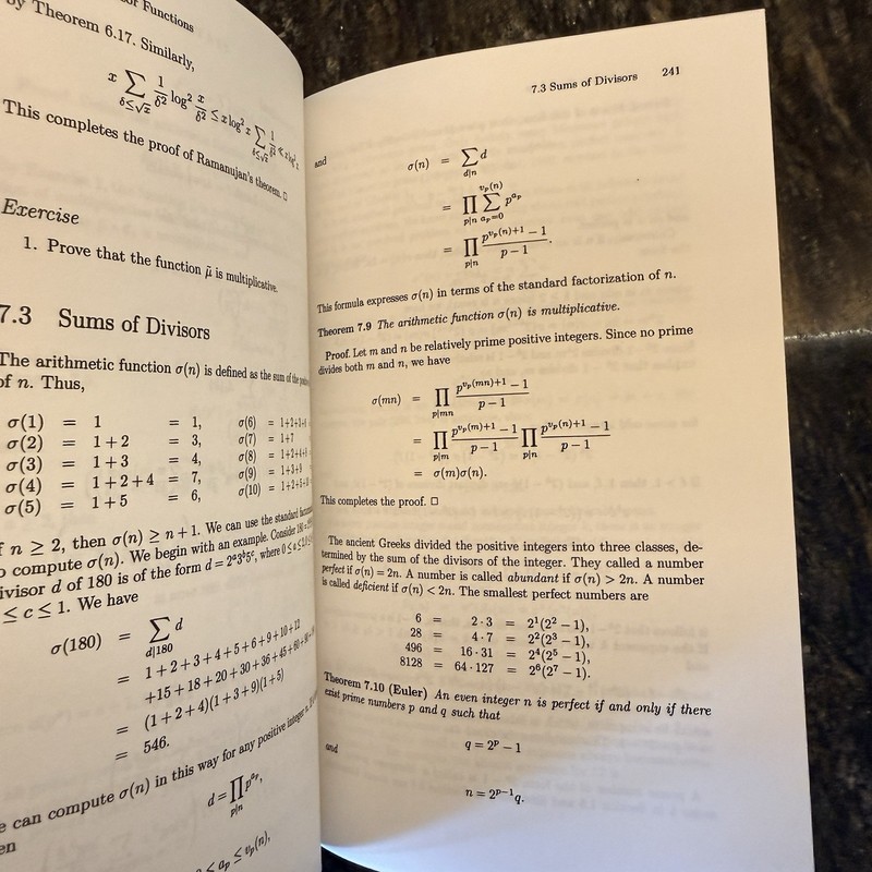 Elementary Methods in Number Theory Melvin B Nathanson Graduate Texts HC Book gallery
