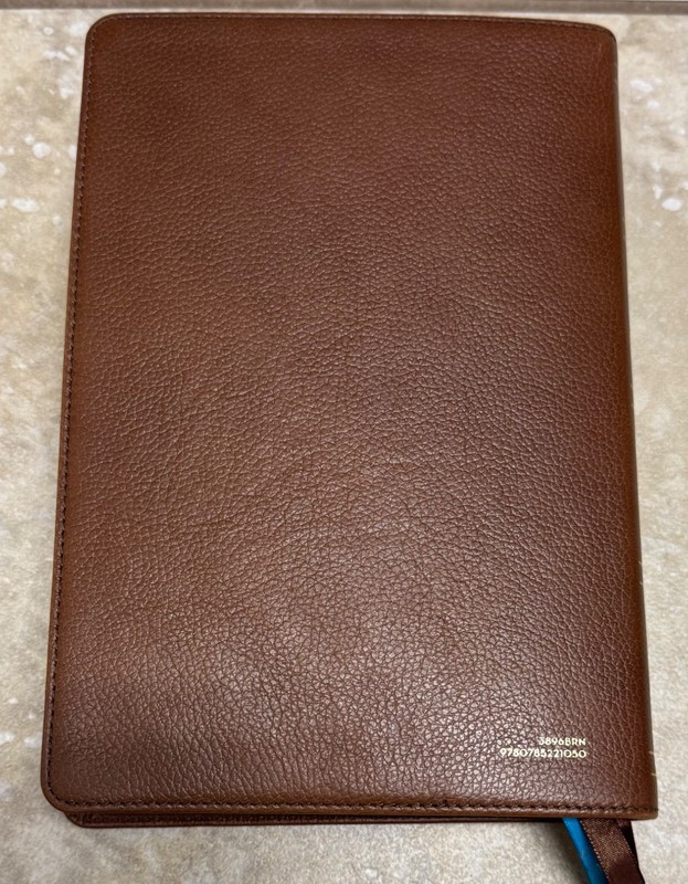 NKJV Wiersbe Study Bible - Brown Cowhide Genuine Leather gallery