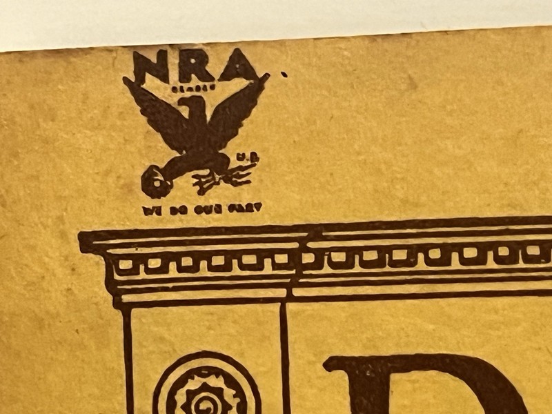 1933 READER’S DIGEST with National Recovery Administration (NRA) - Sept & Oct gallery