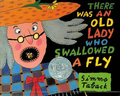 There Was an Old Lady Who Swallowed a Fly – Hardcover By Taback, Simms – GOOD
