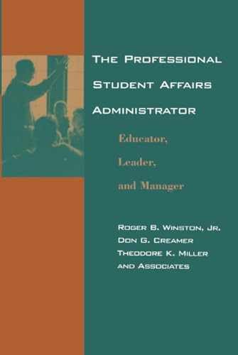 The Professional Student Affairs – Hardcover, by Winston Roger B.; – Very Good