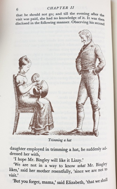 1940 vtg PRIDE AND PREJUDICE Love JANE AUSTEN romance HELEN SEWELL - ILLUSTRATED gallery