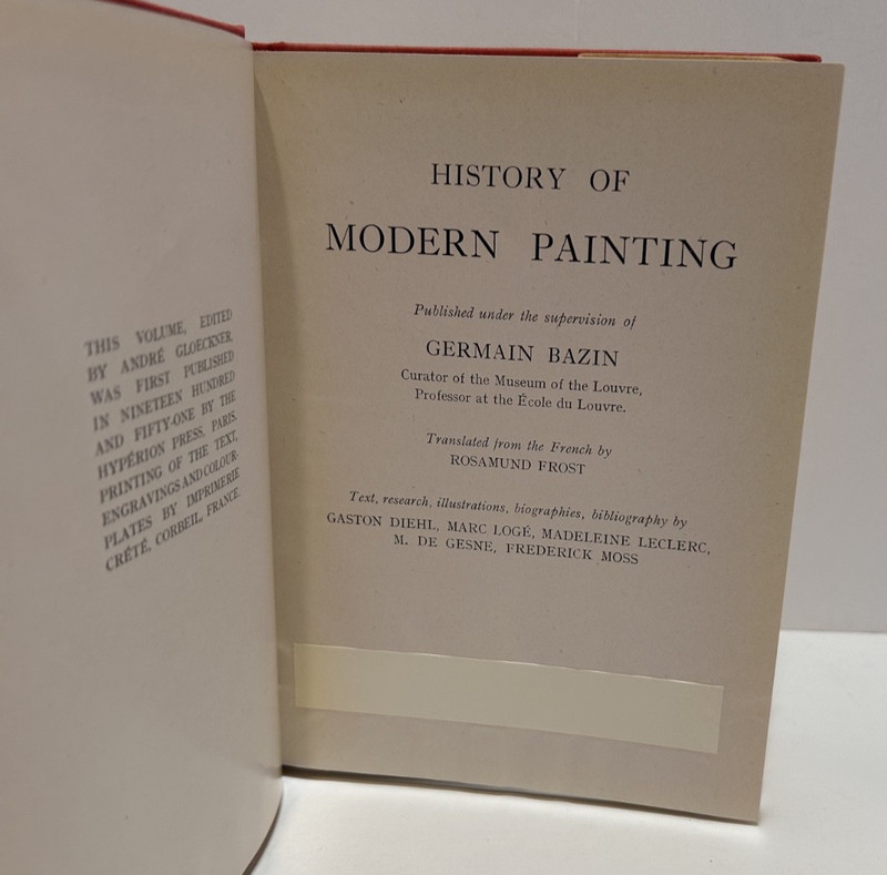History of Modern Painting by Germain Bazin gallery