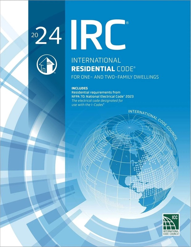2024 IRC International Residential Code PAPERBACK Free Shipping