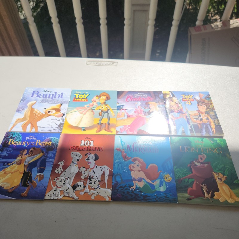 2019 Autumn Publishing Small Tiny Disney Picture Books Lot of 8 Paperback Nice
