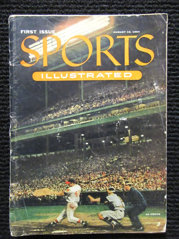 Sports Illustrated #1 Aug 1954 NOT A REPRINT Book Complete Except No B’BallCards