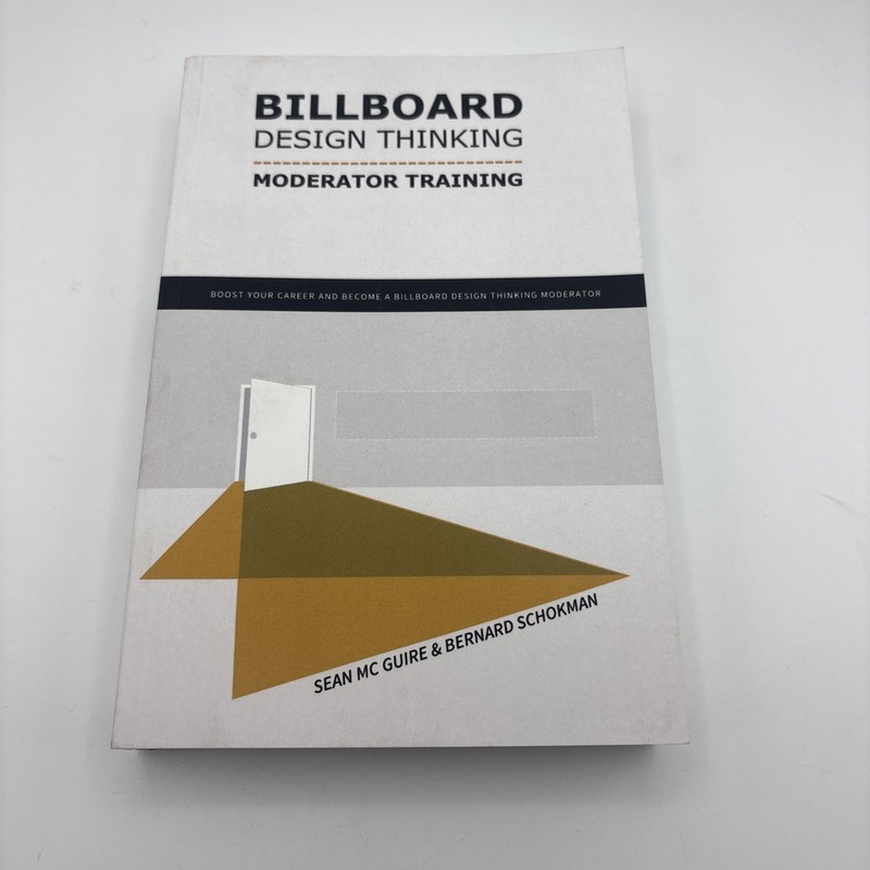 Billboard Design Thinking Moderator Training: How to start career MC GUIRE BOOK