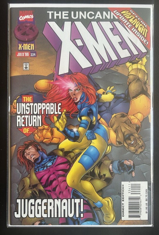 Uncanny X-Men (Vol 1) #334, July 96, Onslaught: Prelude, BUY 3 GET 15% OFF