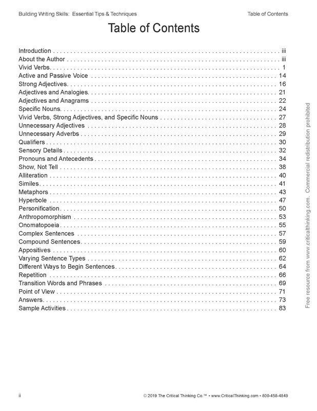 Building Writing Skills: Tips & Techniques Workbook Using 5-Step Writing Gr 6-12 gallery