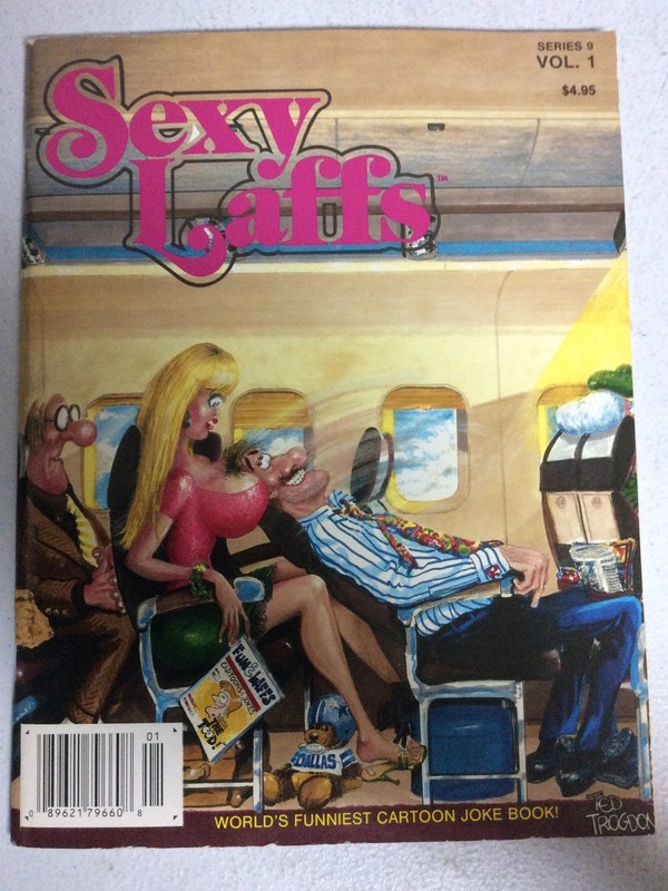 1991 SEXY LAFFS ADULTS ONLY WORLD’S FUNNIEST CARTOON JOKE BOOK VOL. 1 SERIES 9