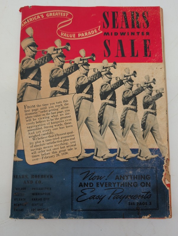1938 Sears Midwinter Sale Catalog