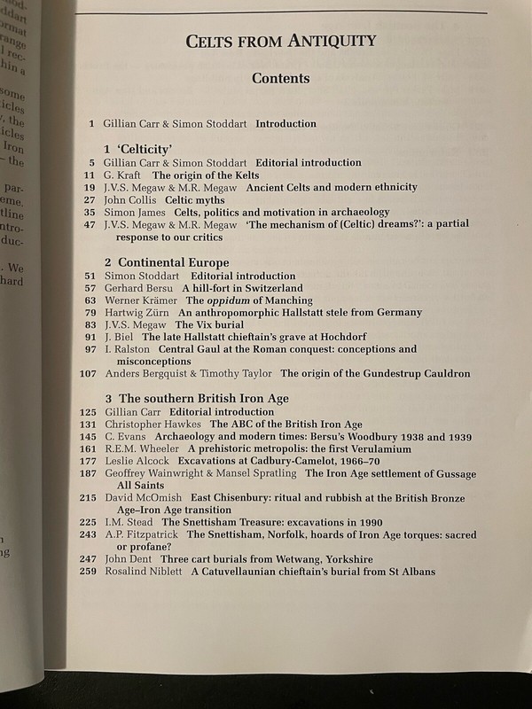 Antiquity Papers: Celts from Antiquity by Simon Stoddart (2002, Trade Paperback) gallery