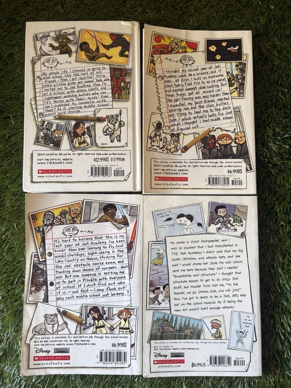 LOT Of 4 Star Wars Jedi Academy Books Jeffrey Brown Jarrett J. Krosoczka gallery