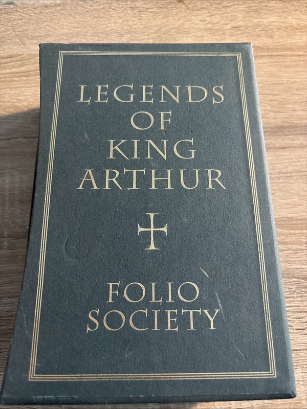 Folio Society Legends of King Arthur 3-Vol Set 2000 Arthur Tristan Holy Grail