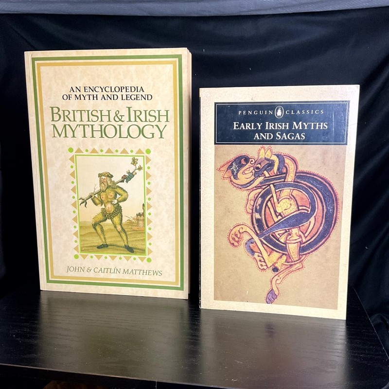 British Irish Mythology Encyclopedia & Early Irish Myths Sagas 1995 1981 Penguin