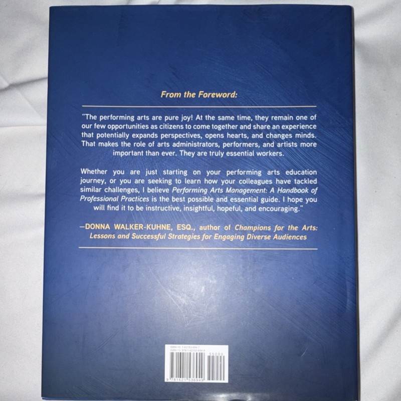 Performing Arts Management Handbook Stein Bathurst Lasher 2nd Ed Hardcover gallery