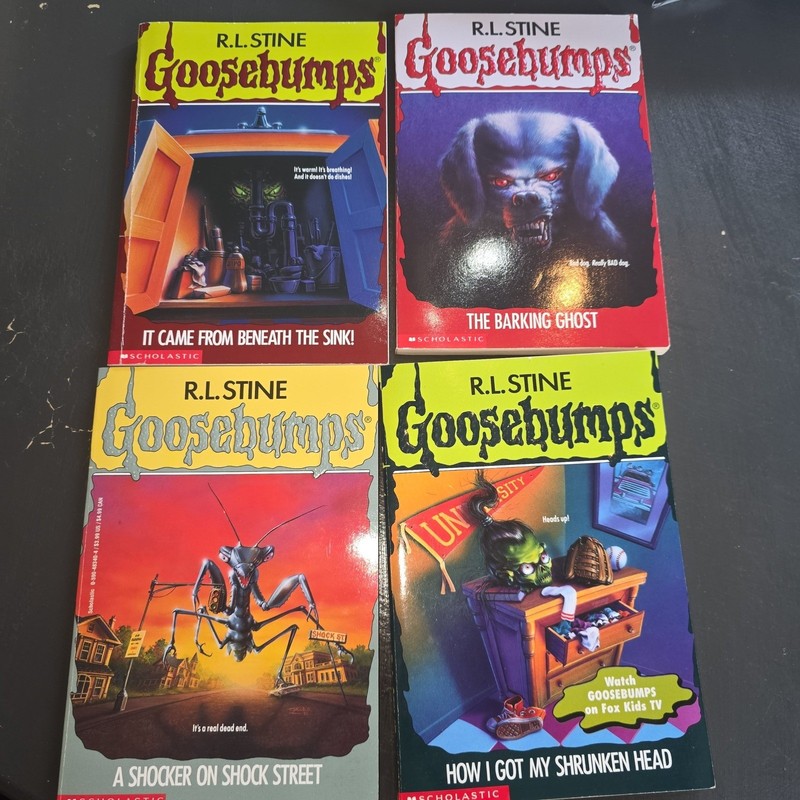 Goosebumps R.L. Stine Book Lot of 9 Original Series Scholastic Apple Fiction 90s gallery