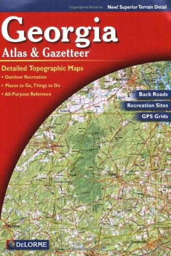GEORGIA ATLAS & GAZETTEER (DELORME ATLAS & GAZETTEER) **BRAND NEW**