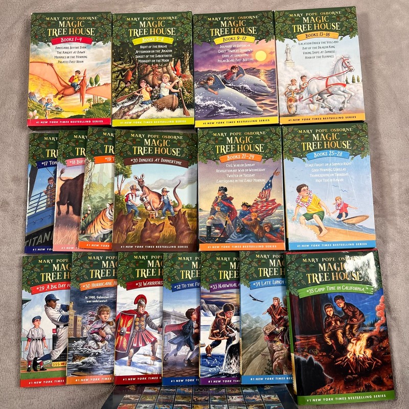 Magic Tree House Series Mary Pope Osborne 2 COMPLETE SETS Merlin Missions 60pcs gallery