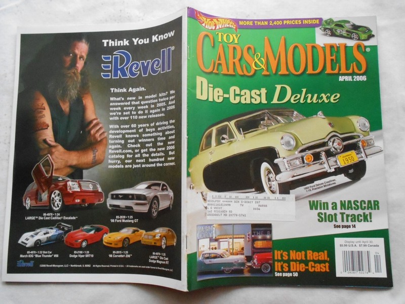 HOT WHEELS TOY CARS & MODELS Magazine-APRIL 2006
