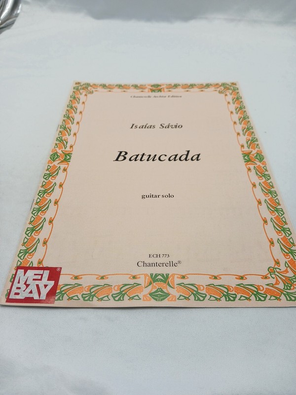 Chanterelle Archive Ed. Is aias Savio Batucada Guitar Solo