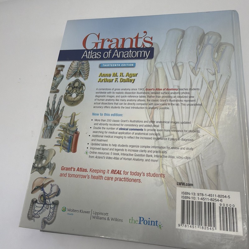 Grant's Atlas of Anatomy, Agur, Anne M.R., Ph.D.,Dalley, Arthur F., II, Ph.d., gallery