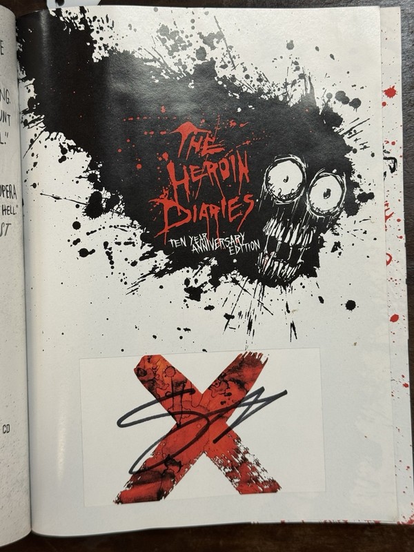 The Heroin Diaries By Nikki Sixx SIGNED 10th Anniversary Edition - Motley Crue gallery