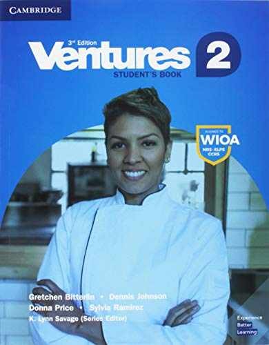 Ventures Level 2 Value – Paperback, by Bitterlin Gretchen; Johnson – Very Good