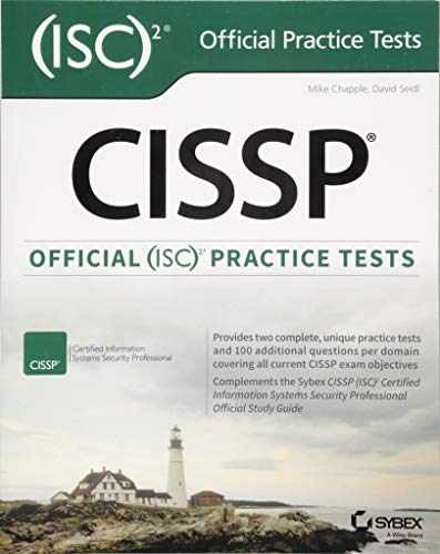 Cissp Official (Isc)2 Practice Tests – Paperback, by Chapple Mike – Acceptable