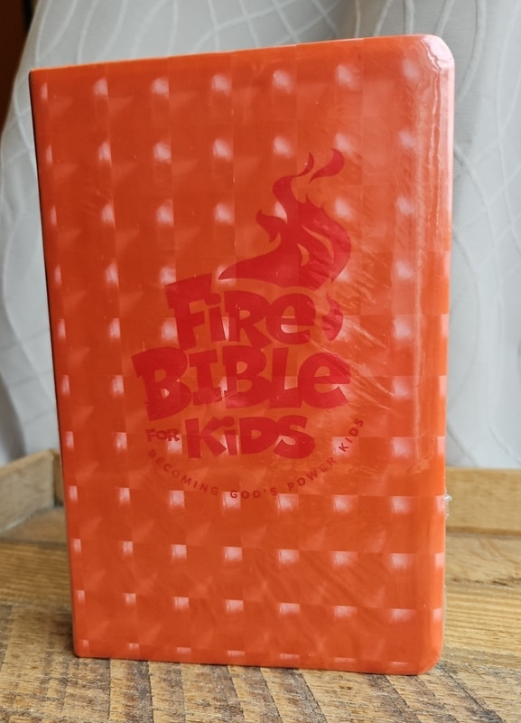 SEALED! NKJV Fire Bible for Kids Flex Cover by Life Publishers International NEW