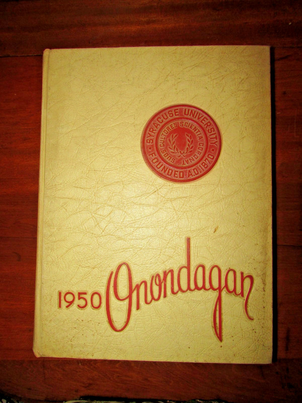 Syracuse University NY New York Onondaga Yearbook Vintage 1950