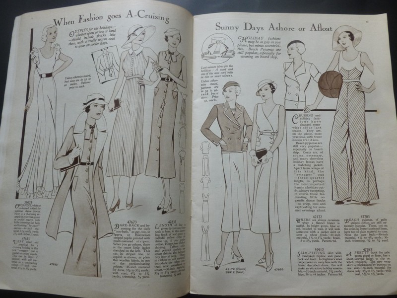 WELDON’S LADIES’ JOURNAL Portfolio of Fashions No. 649 (July 1933) - Dressmaking gallery