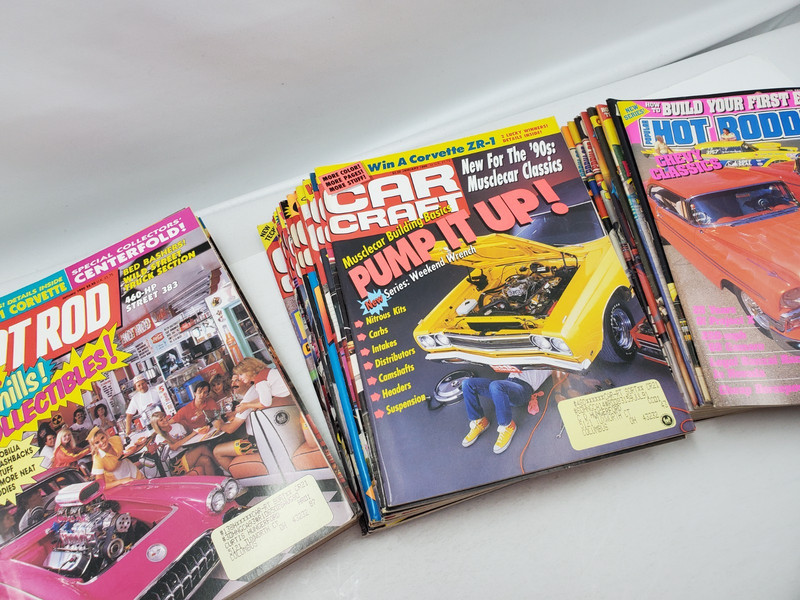 35 Hot Rod Car Craft Hot Rodding Magazines all 1990 Chevy Ford Racing
