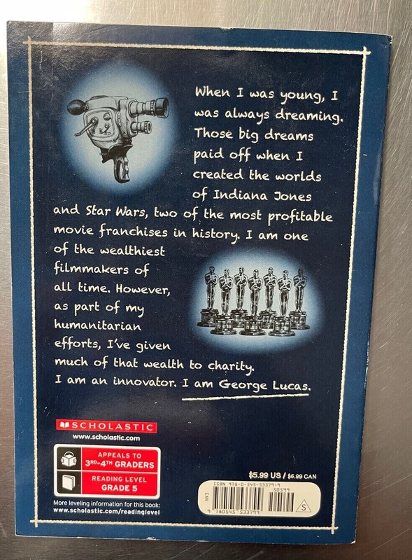 I Am George Lucas Scholastic Biography Star Wars Creator Book gallery