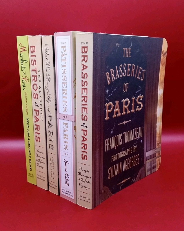 Paris Culinary Guide 5-Book Set Bistros, Brasseries, Wine Bars & Markets Lot