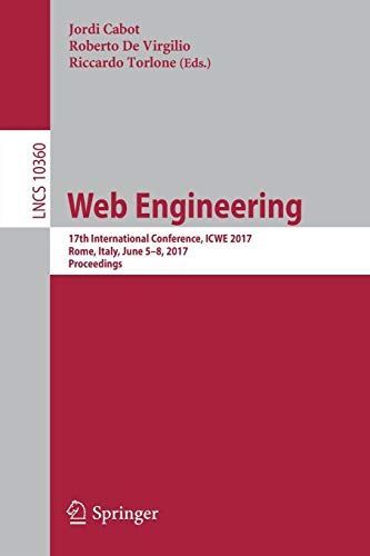 Web Engineering: 17th International Conference, ICWE 2017, Rome