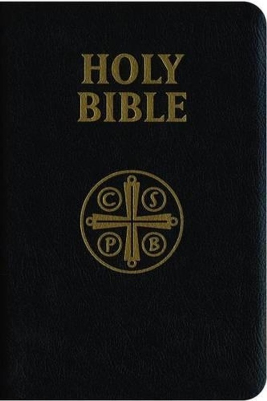 Catholic Bible-OE-Douay-Rheims: Standard Size Leather Black (English) Leather Bo