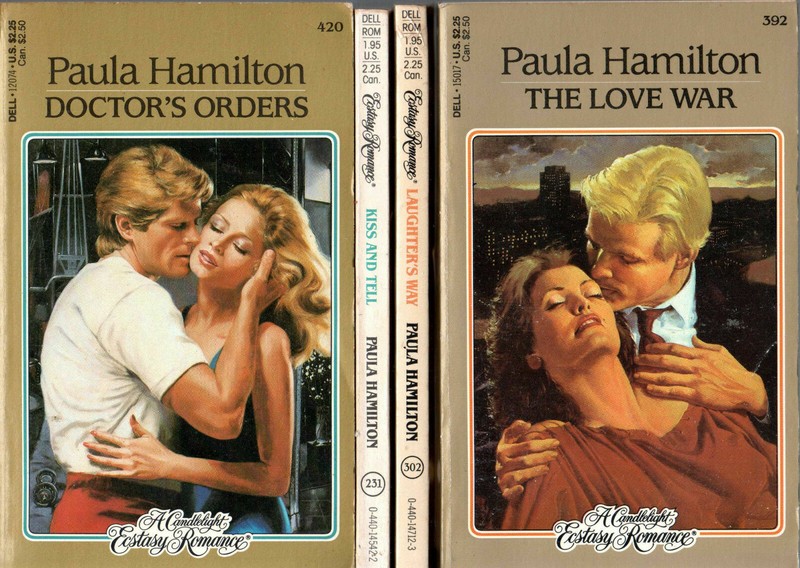 4-PAULA HAMILTON=DOCTOR’S ORDER’S+ LAUGHTER’S WAY+LOVE WAR+KISS&TELL=Ecstasy LOT