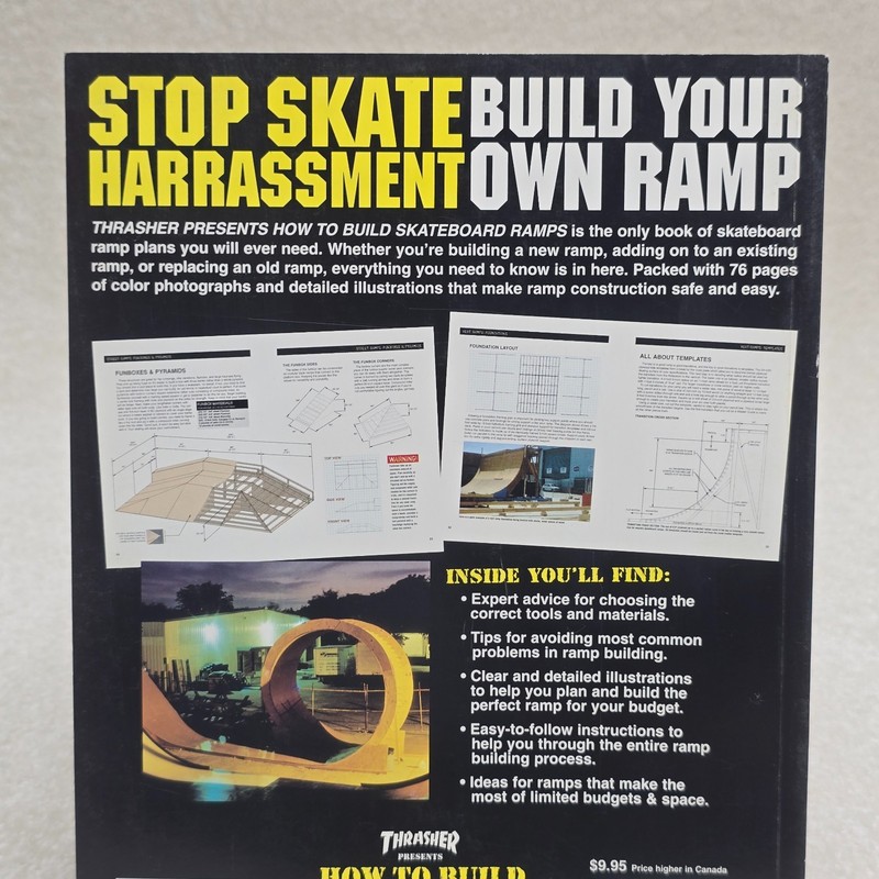 Thrasher Presents: How to Build Skateboard Ramps, Halfpipes, Boxes, Bowls and Mo gallery